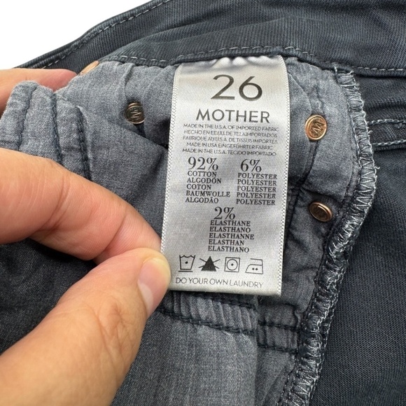 MOTHER The Looker Black Out Jeans - Picture 5 of 14